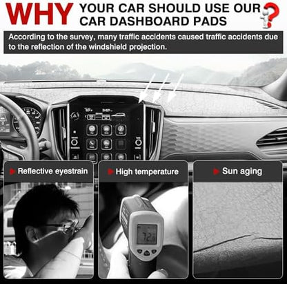 Autorder Dashboard Cover Mat for 2025 2026 Subaru Forester Accessories Dash - Image 2