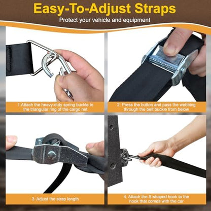 Cargo Net for Pickup Truck Bed, Heavy Duty 1100 lbs Capacity - Image 4