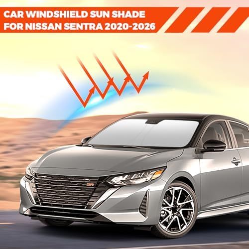 Foldable Front Windshield Sunshade fit - Image 2