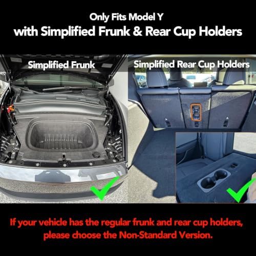 SUPER LINER Tesla New Model Y Standard Floor Mats 2025 2026 2027, TPE 9PCS - Image 5