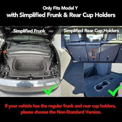 SUPER LINER Tesla New Model Y Standard Floor Mats 2025 2026 2027, TPE 9PCS - Image 5