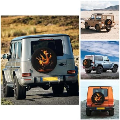 Rooster Spare Tire Cover Waterproof Wheel Cover 15 Inch Universal Fit - Image 4