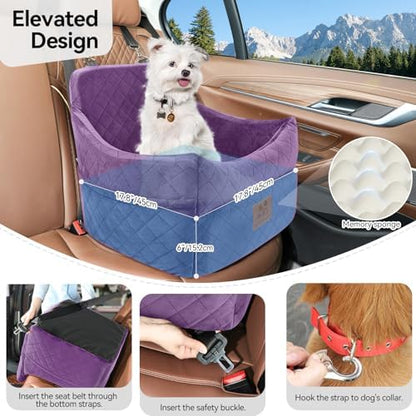 GL GLENSLAVE Dog Car Seat for Small/Medium Dogs, Dog Booster Car Seats - Image 4