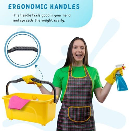 Bucket for Cleaning, 3 Gallon Rectangle Water Bucket for Car and Window Washing - Image 4
