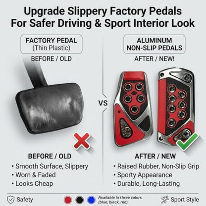 2 PCS Car Pedal Covers, Automatic Transmission Brake and Gas Pedal Pads - Image 4