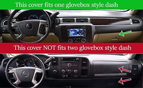 Yiz Dash Cover Mat for 2007-2014 Chevy Tahoe, GMC Yukon/Yukon XL Y24 - Image 3