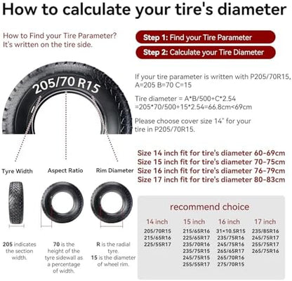 Cow Spare Tire Cover Wheel Protectors - Image 2
