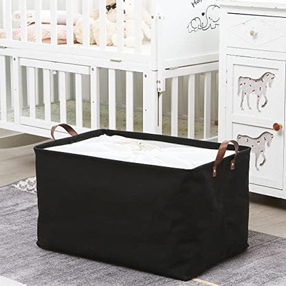 Hinwo 70L Extra Large Canvas Storage Bin - Image 3