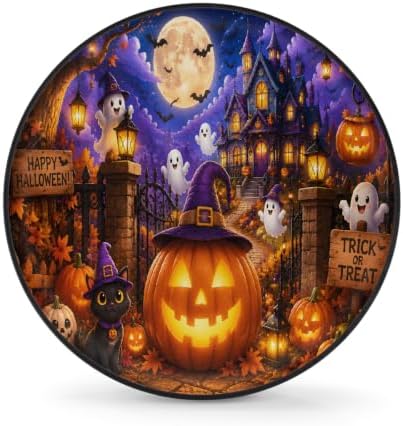 Halloween Spare Tire Cover Waterproof Dust-Proof Spare Wheel Covers by Unknown