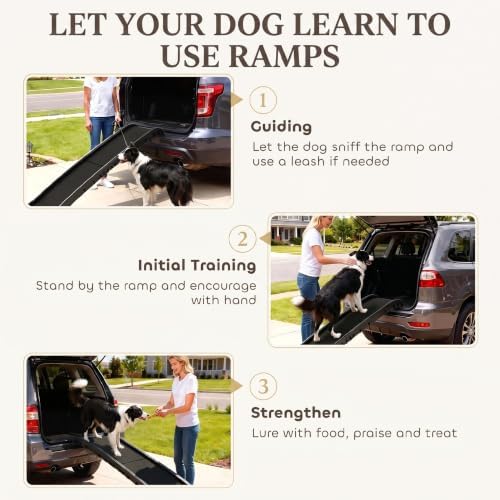 PawHut Folding Dog Ramp, 61 Inches Portable Pet Ramp - Image 5
