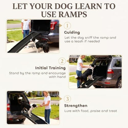 PawHut Folding Dog Ramp, 61 Inches Portable Pet Ramp - Image 5