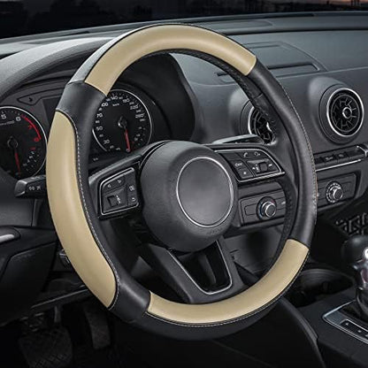 SEG Direct Steering Wheel Cover 14.5-15 inch Heavy-Duty by SEGDirect