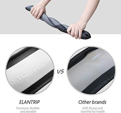 Elantrip Sport Leather Steering Wheel Cover 14 1/2 inch to 15 inch Universal - Image 5