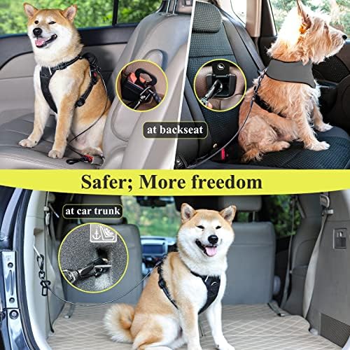 VIVAGLORY Dog Seatbelt Tuffbelt Dog Car Harness - Image 4