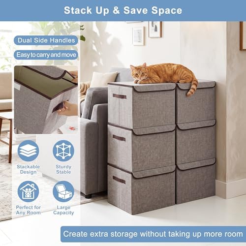 Bagnizer Large 42 Quarts Fabric Storage Bins - Image 5