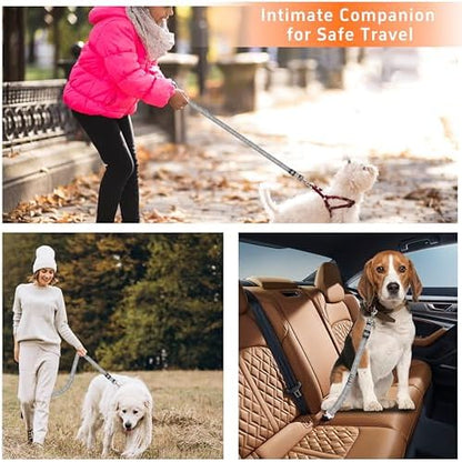 Seyezo Dog Car Seat Belt for Car, 2 Piece Set Retractable Dog Car Harness - Image 7