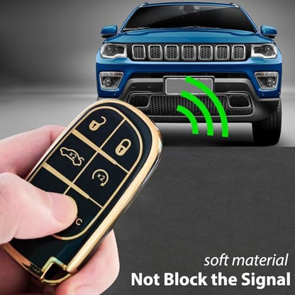 OLLEN TPU Key Fob Cover with Bling Ring, Fit - Image 6