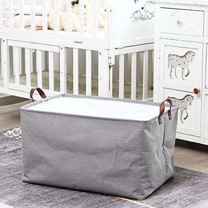 Hinwo 70L Extra Large Canvas Storage Bin - Image 3