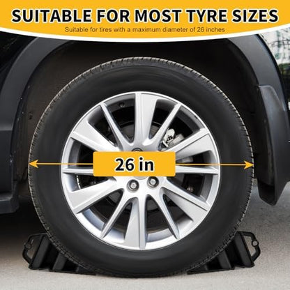 4-Pack Hard Plastic RV Wheel Chocks - Image 6