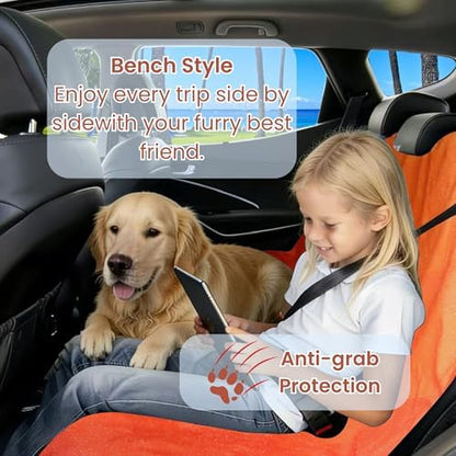 Waterproof Back Seat Cover for Dogs and Kids, Car Seat Protector Under Baby Car - Image 2