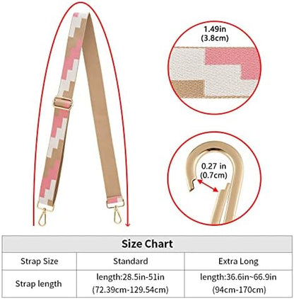 ZOOEASS Wide Shoulder Strap Adjustable Replacement Belt Crossbody Canvas Bag - Image 4