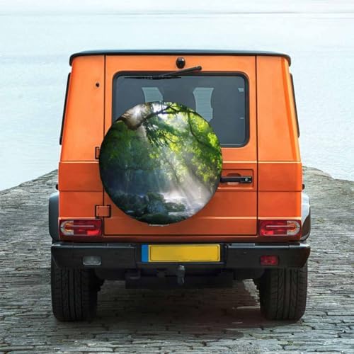 Mountain Stream and Axis Beam Spare Tire Cover 15 inch Wheel Protectors - Image 2