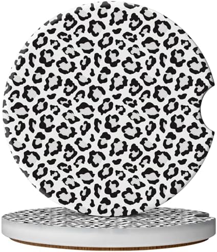 2 Pack Car Coasters for Cup Holders, Cute Car Accessories Interior by YeeCASE