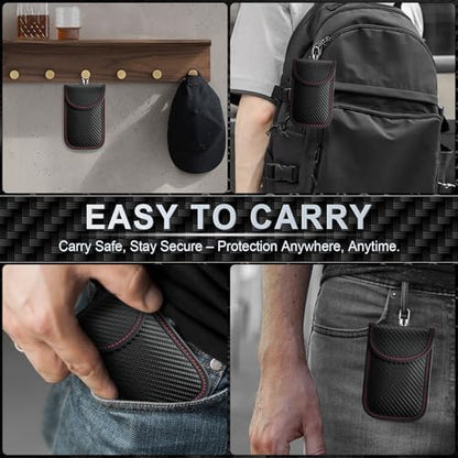 LivTee Faraday Key Fob Protector, RFID Blocking Faraday Bag - Image 6