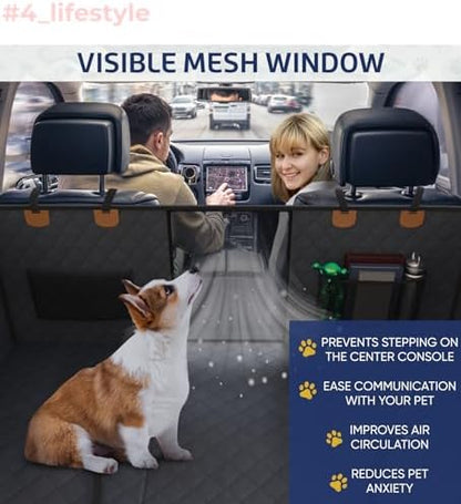 Katziela Back Seat Extender for Dogs-Large Space, Dog Car Seat Cover Hard - Image 6