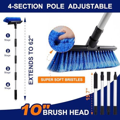 EVERRUSH 62" Car Wash Brush Mop - Image 2