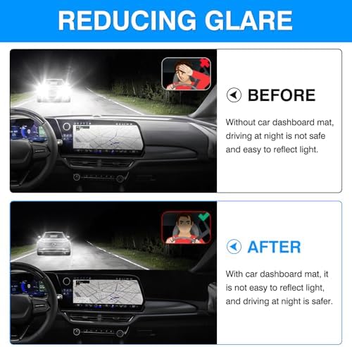 Autorder Dashboard Cover Mat for Chevy Chevrolet Equinox EV 2024 2025 2026 - Image 4