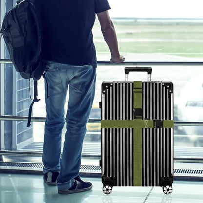 Luggage Straps for Suitcases TSA Approved-2 Pack Bright Personalized Luggage - Image 6