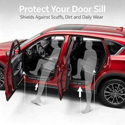 Door Sill Protector Trim Guard for Mazda CX-5 2026 2027, Accessories Plates - Image 3