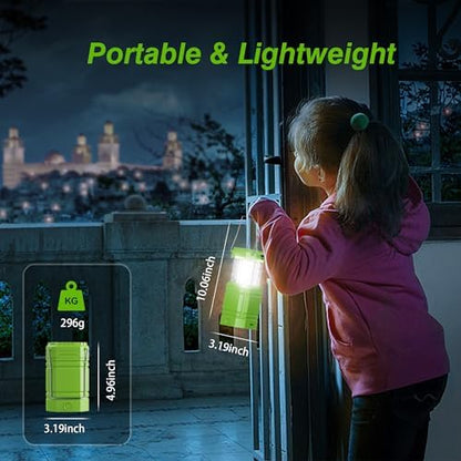 Electric Camping Lantern for Emergency, 3000mAh Solar Hand Crank Lantern - Image 5
