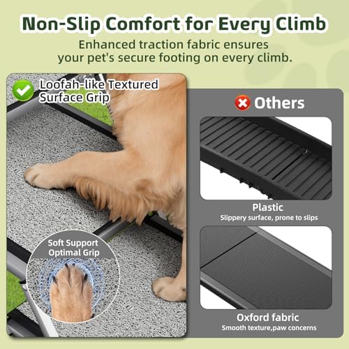 Dog Stairs for Large Dogs, ''   Foldable Dog Ramp for Car - Image 3