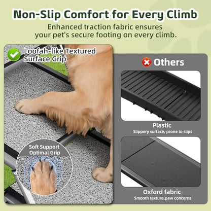 Dog Stairs for Large Dogs, ''   Foldable Dog Ramp for Car - Image 3