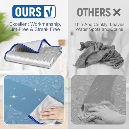 Ekedalen Microfiber Cleaning Cloth Lint Free Glass Polish - Image 7