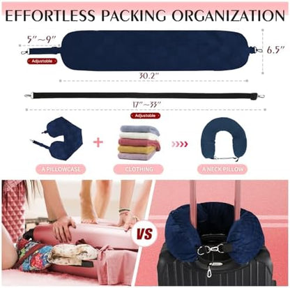 Stuffable Neck Pillow for Travel, Packable Neck Pillow - Image 5
