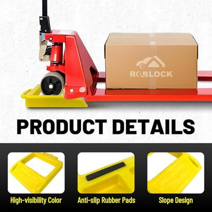 ROBLOCK Pallet Jack Chock Heavy Duty Wheel Chock, Pallet Jack Stopper - Image 4