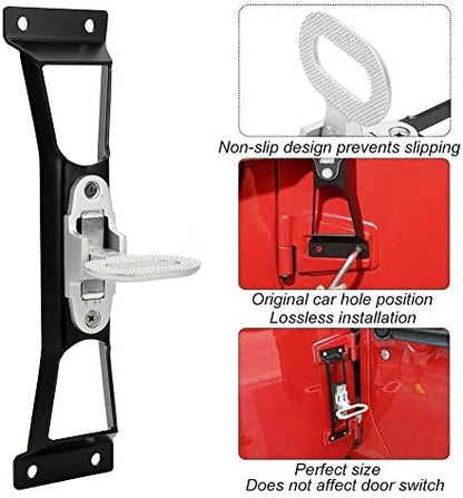 Non Slip Door Hinge Pedal Folding Stepping Ladder Doorstep Door Hinge Metal - Image 7