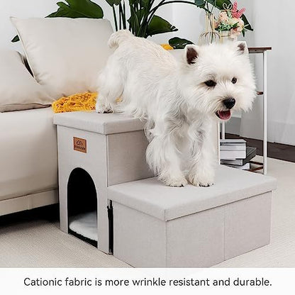 Zerbuger Dog Stairs with Storage - Image 5