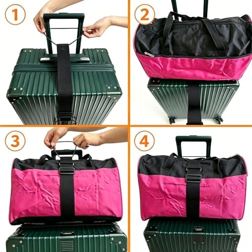Luggage Straps for Suitcases, Luggage Connector Belt Strap Blue - Image 4