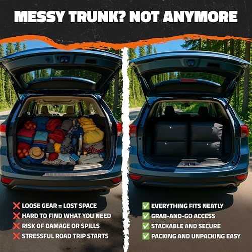 Mockins 29"x19"12" Cargo Carrier Packing Cubes 4 Pack - Image 3