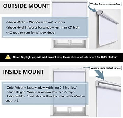 AOSKY Blackout Cordless Roller Shade - Image 6