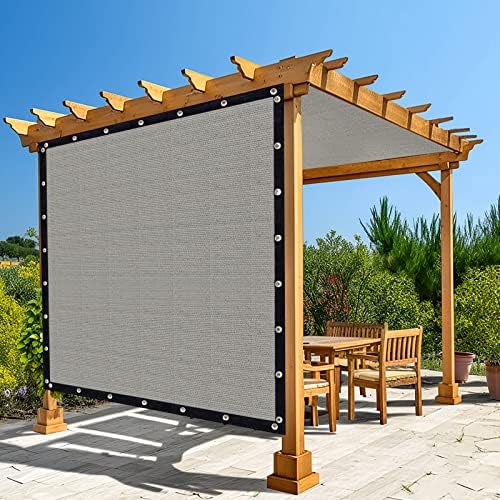 Amagenix 90% Shade Fabric 17'X 20' Gray Sun Shade Cloth by Amagenix