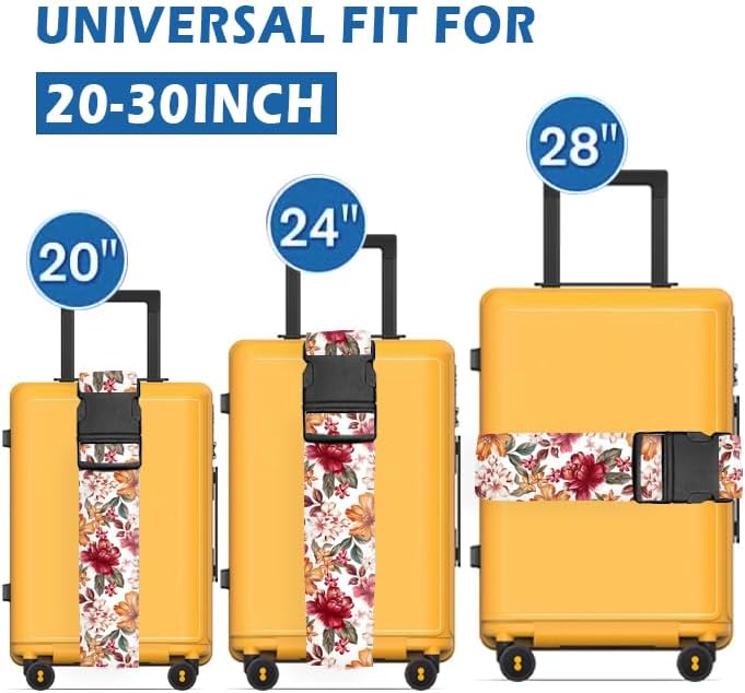 Luggage Straps for Suitcases Travel Belt Accessories, Cute Suitcase Strap - Image 2