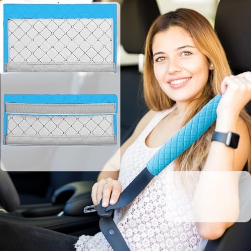 5 Pack Soft Comfort Car Seatbelt Cover Protector Pads Strap - Image 4