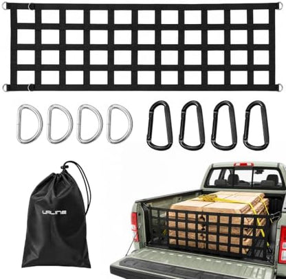 Heavy Duty Tailgate Net for Truck Bed, Tailgate Net for Pickup Truck Bed by URLINE