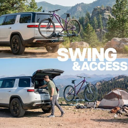 Life Finds Black Heavy Duty Swing Away Hitch Adapter - Image 2