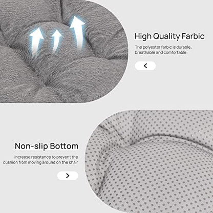 Love's cabin Memory Foam Chair Cushions Set of 4, 19 Inch - Image 4
